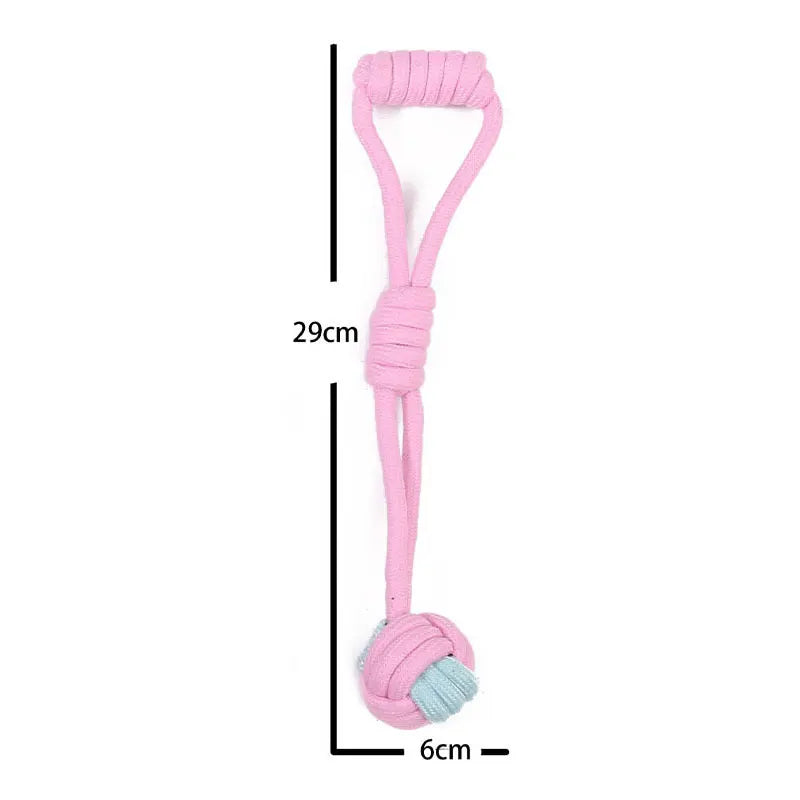 Dog Toy for Small Dogs Chew Toys Large Pet Accessories Grinding Teeth Cotton Rope Training Intelligence Ball Pupply Supplies
