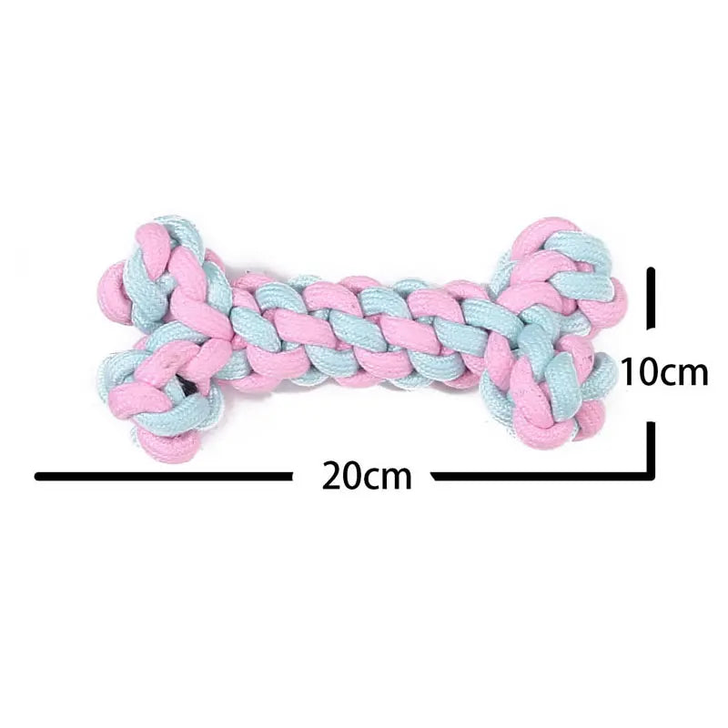 Dog Toy for Small Dogs Chew Toys Large Pet Accessories Grinding Teeth Cotton Rope Training Intelligence Ball Pupply Supplies