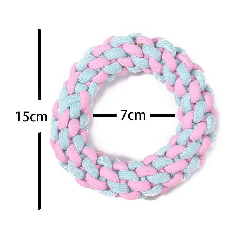 Dog Toy for Small Dogs Chew Toys Large Pet Accessories Grinding Teeth Cotton Rope Training Intelligence Ball Pupply Supplies