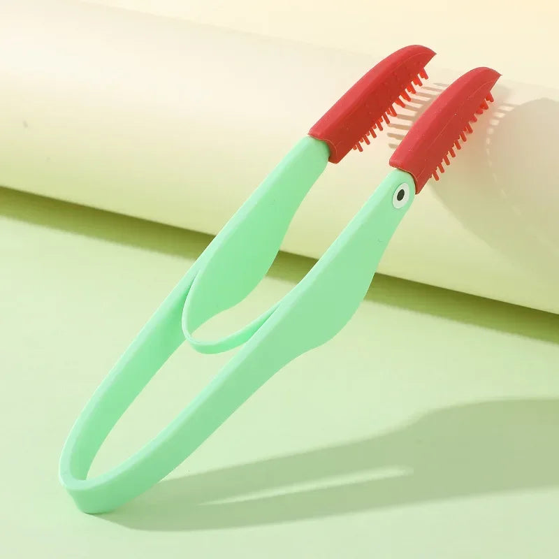 1PC Soft Silicon Cat Dog Pet Tear Brush Eye Cleaning Comb Eye Poop Clip Soft Brush Pet Supplies Cat Dog Knotting Brush