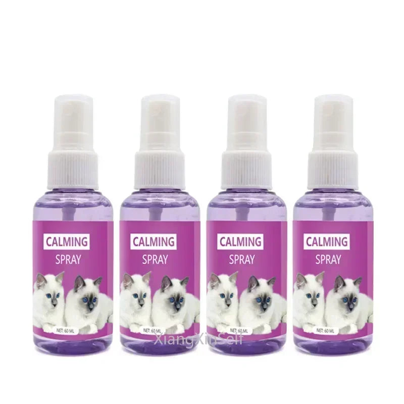 60ml calming spray Feline anti stress pheromone emotional soothing spray Health Cleaning Supplies for Cats