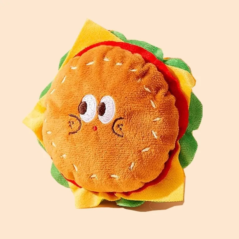 Hamburger Bag Dog Harness Set Outdoor Decorate Small Medium Puppy Cat Leash Durable Polyester Anti Lost Walking Pet Accessories