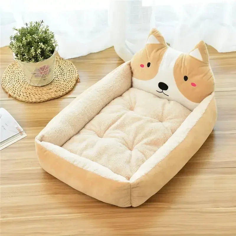 Dog Beds for Small Dogs Bed Large Pets Accessories Pet Products Cats Puppy Mat Medium Supplies Sofa Blanket Big Kennel Cushion