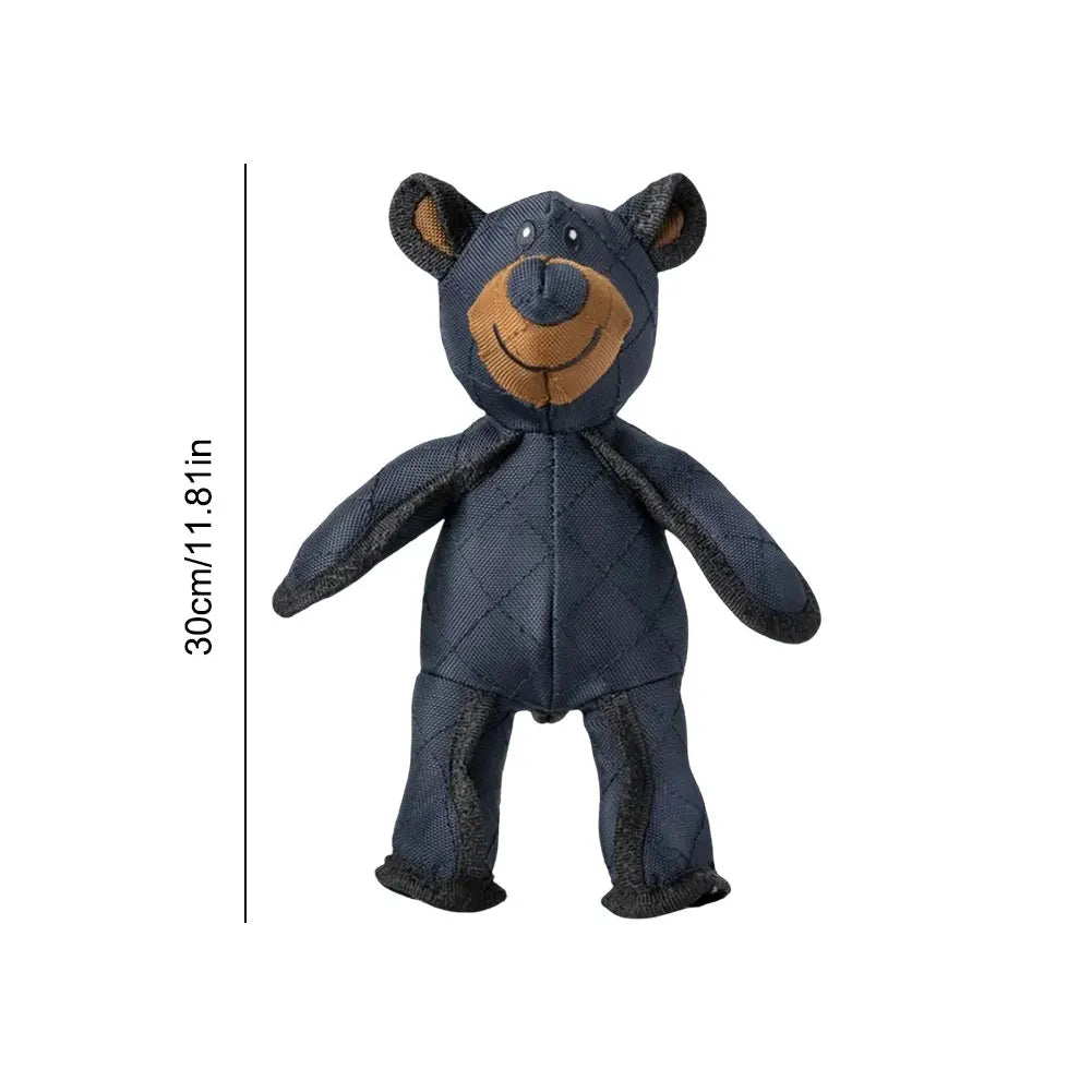 Pet Teddy Bear Soundmaking Toy Plush Interactive Dog Toys Grinding Cleaning Teeth Anti Bite Abreact Plaything Bear Pets Supplies