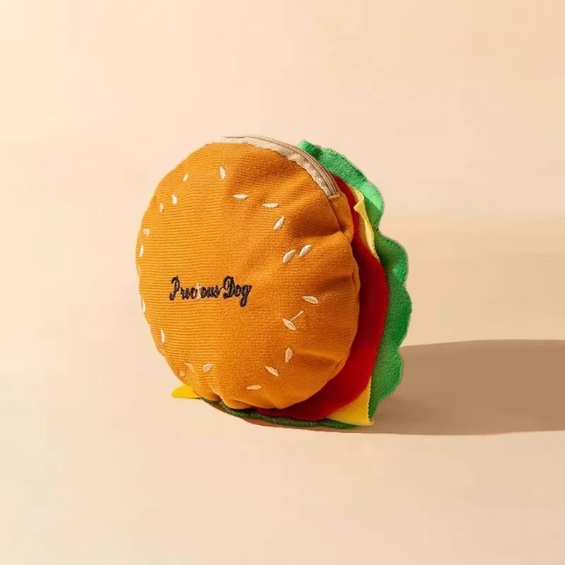 Hamburger Bag Dog Harness Set Outdoor Decorate Small Medium Puppy Cat Leash Durable Polyester Anti Lost Walking Pet Accessories