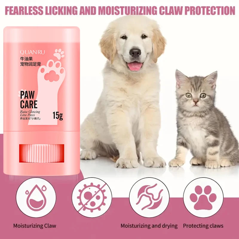 Pet paw care cream, rich in natural plant ingredients, gentle moisturizing, alcohol free, pet care moisturizing cream