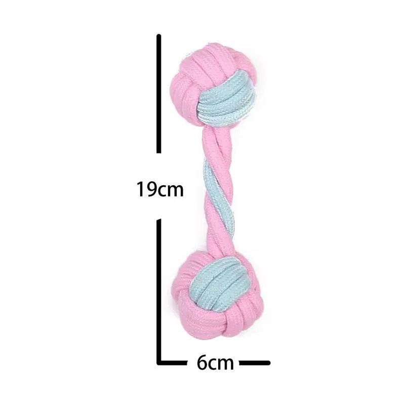 Dog Toy for Small Dogs Chew Toys Large Pet Accessories Grinding Teeth Cotton Rope Training Intelligence Ball Pupply Supplies