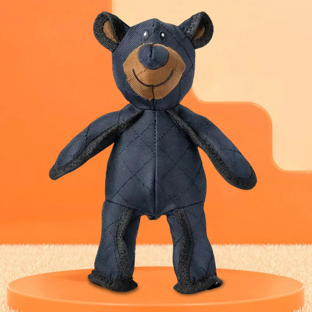 Pet Teddy Bear Soundmaking Toy Plush Interactive Dog Toys Grinding Cleaning Teeth Anti Bite Abreact Plaything Bear Pets Supplies