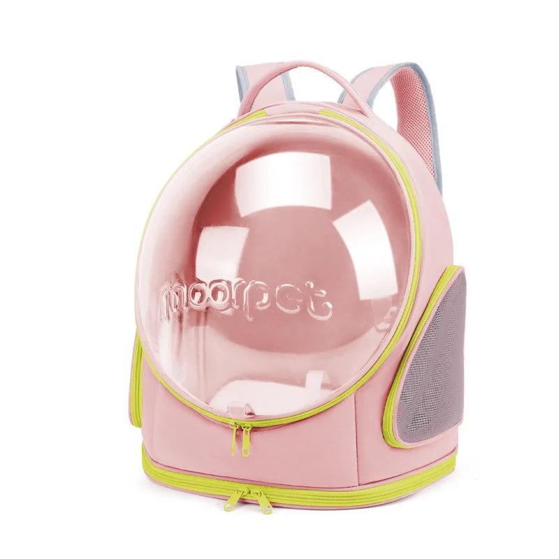 Pet Cat Carrying Bag Space Backpacks Breathable Portable Transparent Backpack Puppy Dog Transport Carrier Space Capsule Bags