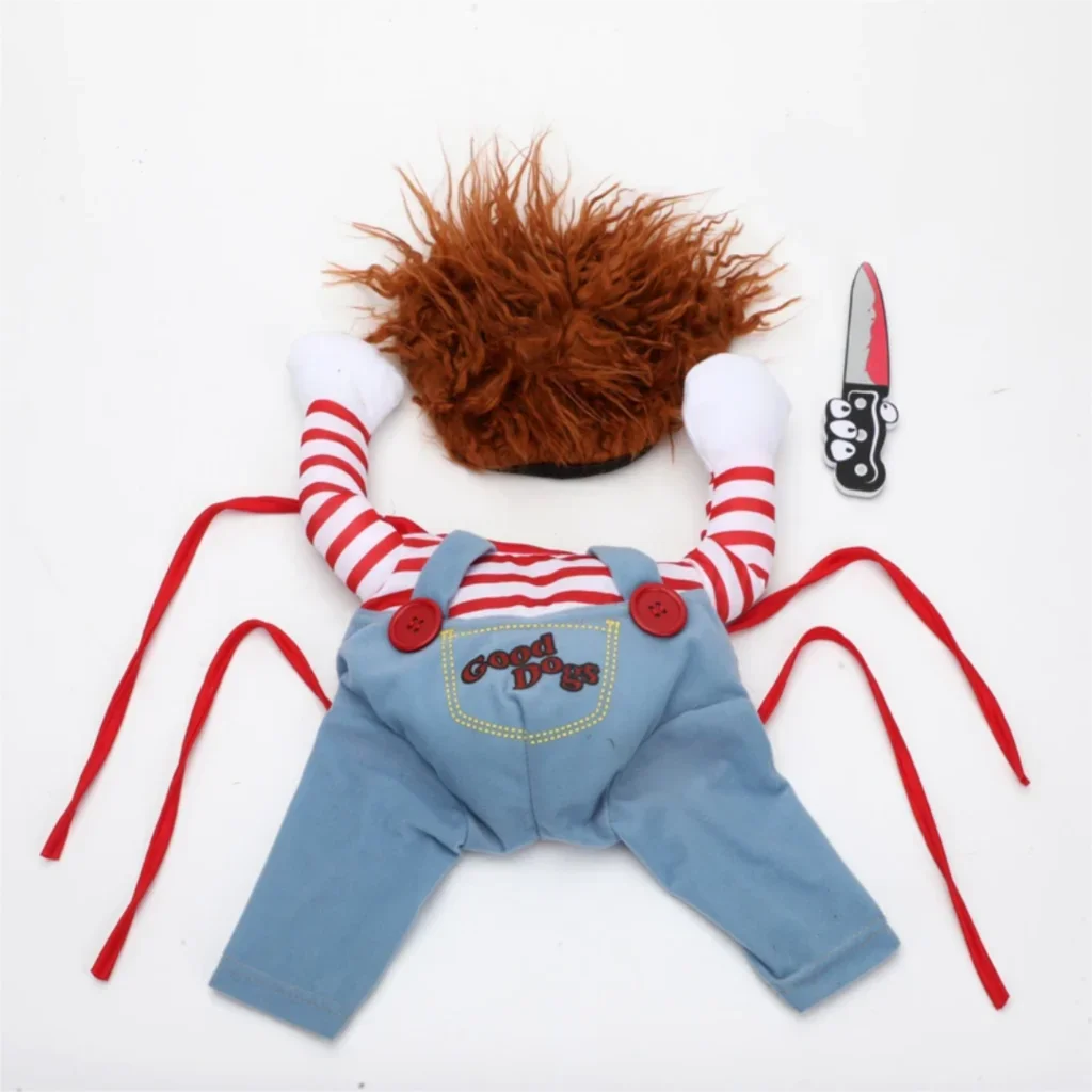 Dog Costumes Funny Pet Clothes Adjustable Dog Cosplay Costume Sets Novelty Clothing For Medium Large Dogs