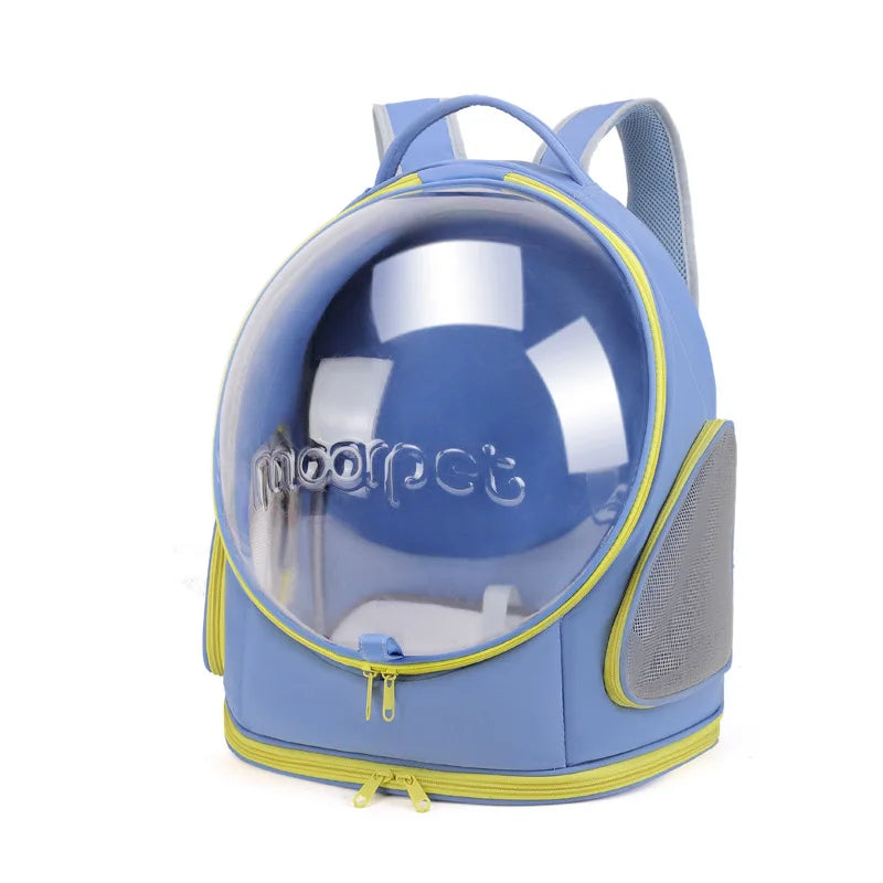 Pet Cat Carrying Bag Space Backpacks Breathable Portable Transparent Backpack Puppy Dog Transport Carrier Space Capsule Bags