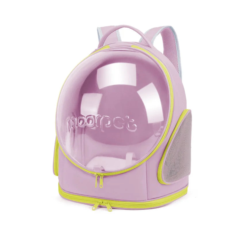 Pet Cat Carrying Bag Space Backpacks Breathable Portable Transparent Backpack Puppy Dog Transport Carrier Space Capsule Bags