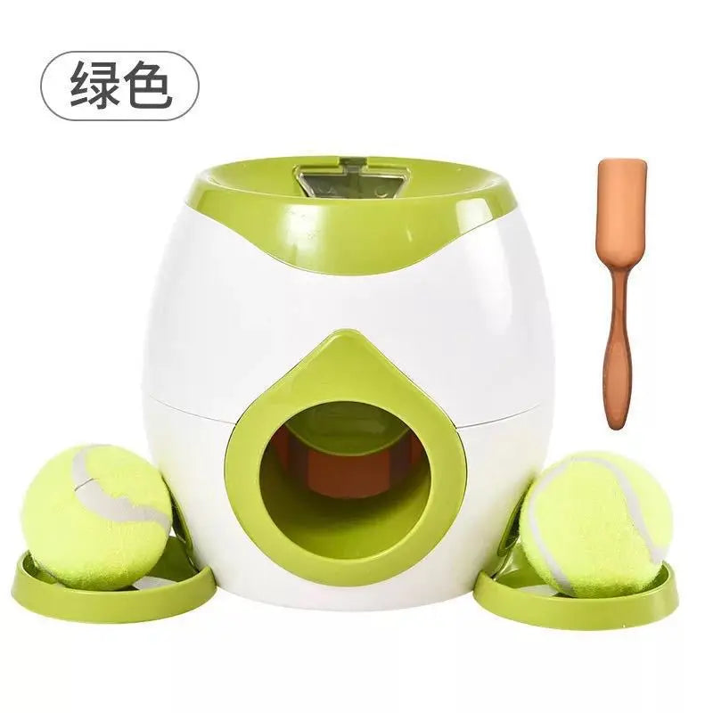 Pet dog tennis self fun toy for relieving boredom, automatic leakage reward machine, feeding device, dog interactive indoor toy